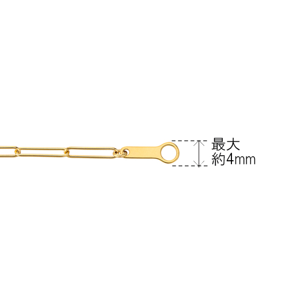 K18イエローゴールド ネックレス 50cm
