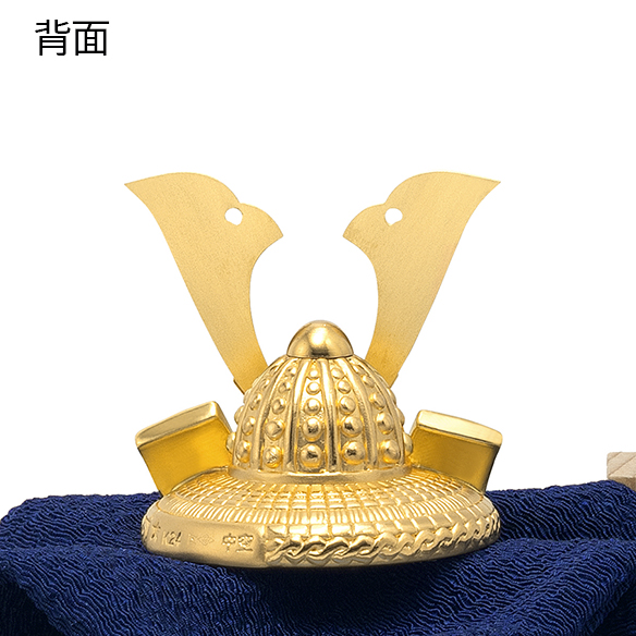 純金兜「勝虫」 12g