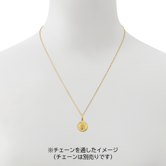 〔イタリア製〕K18イエローゴールド ペンダントトップ