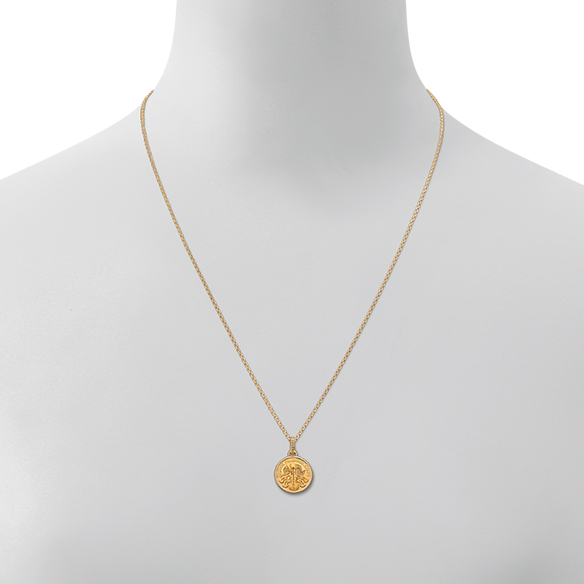 【数量限定 550個】ウィーン金貨ハーモニー1/25オンス ペンダント K18チャーム(リバーシブル)付