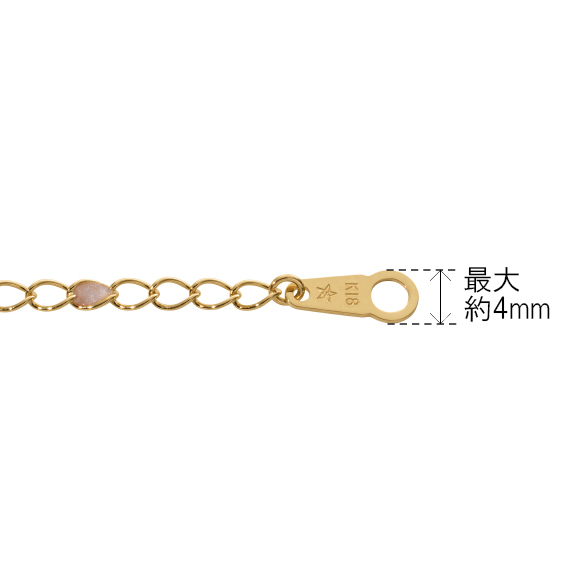 K18イエローゴールド ネックレス 60cm