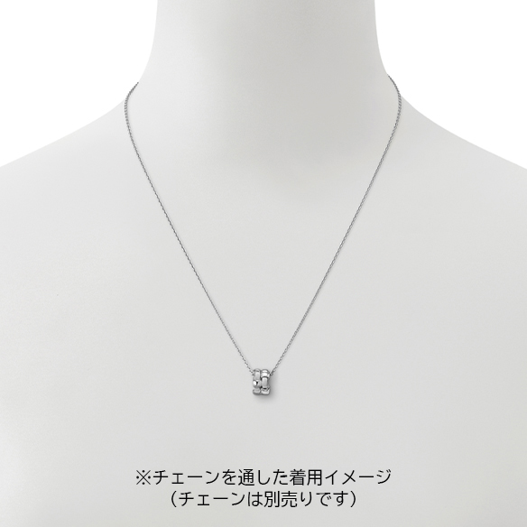 〔バスケットウィーブ〕プラチナ ペンダントトップ