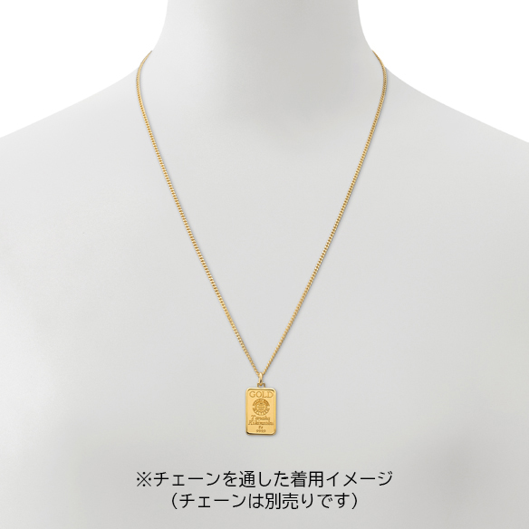 純金5gコインバー ペンダントトップ