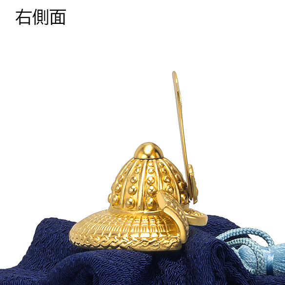 純金兜「勝虫」 12g