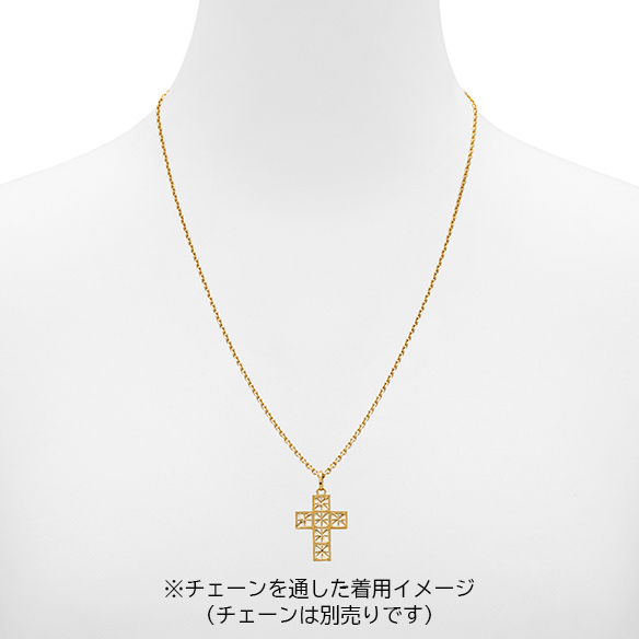〔イタリア製〕K18イエローゴールド ペンダントトップ