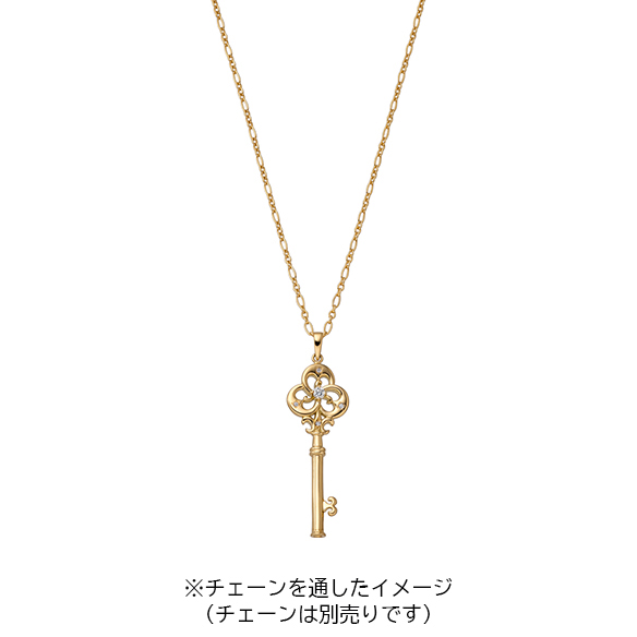K18イエローゴールド ダイヤモンド ペンダントトップ
