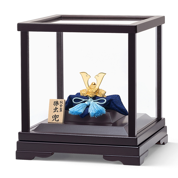 純金兜「勝虫」 12g