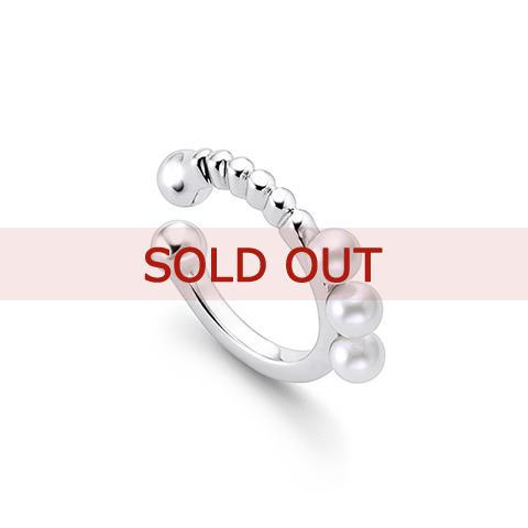 【SOLD OUT】■プラチナ アコヤ真珠 イヤーカフ