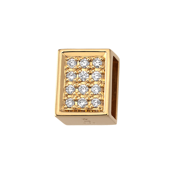 K18イエローゴールド ダイヤモンド ペンダントトップ | 高品質 金 
