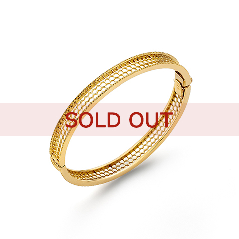 【SOLD OUT】■K18イエローゴールド バングル