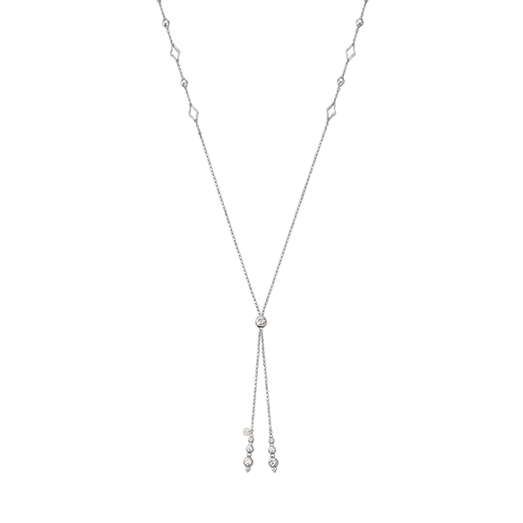 プラチナ ロングネックレス 70cm