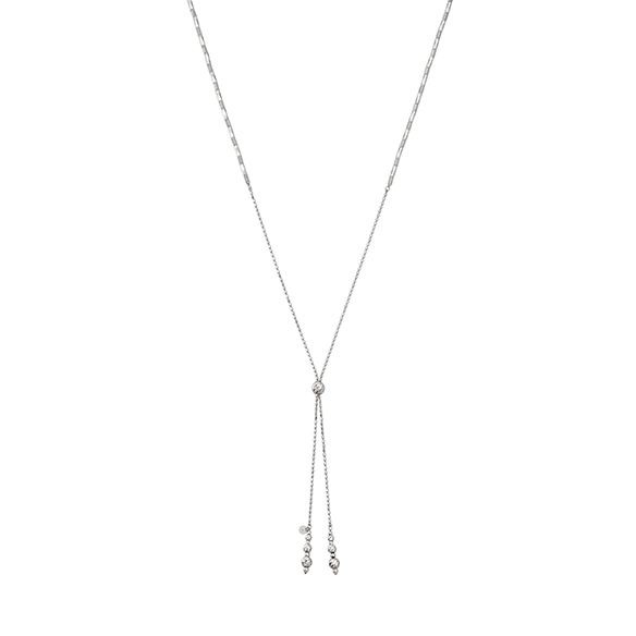 プラチナ ロングネックレス 70cm