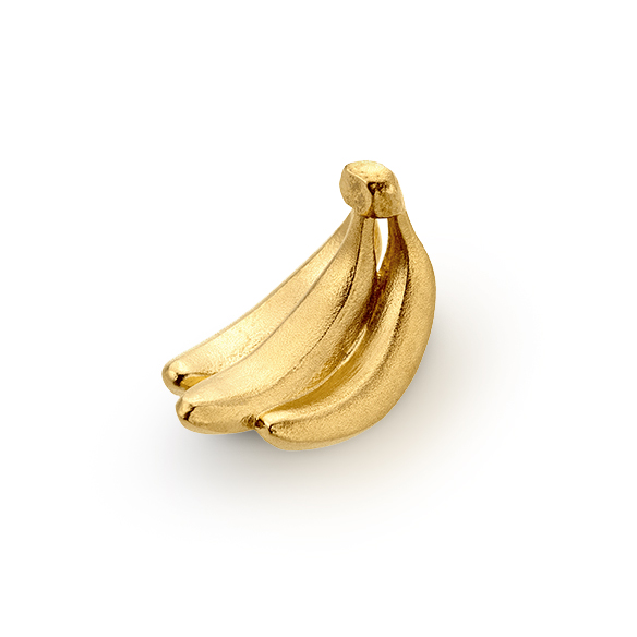 純金オブジェ 「バナナ」