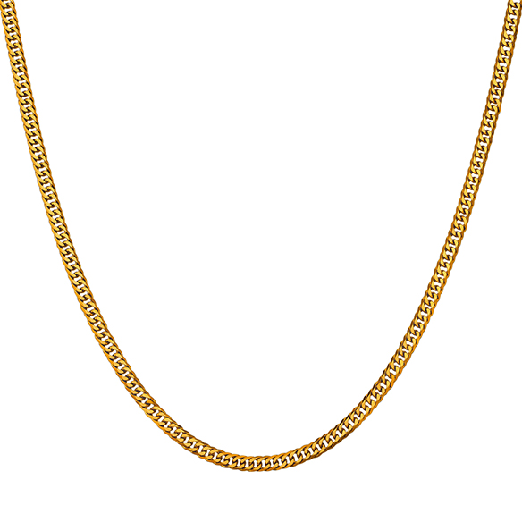 純金 キヘイネックレス （6面カットダブル） 28.3g/50cm