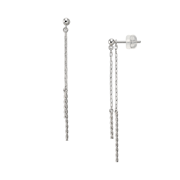 ◇純プラチナ ピアス（2way）