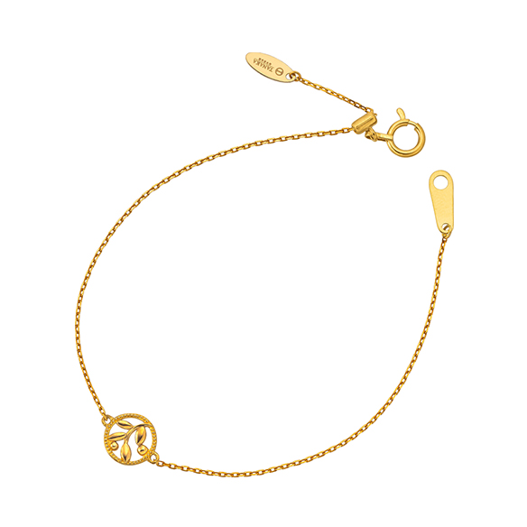 純金 ブレスレット 18cm