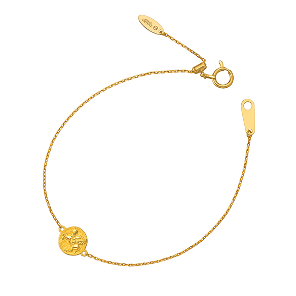 純金 ブレスレット 18cm