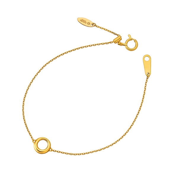 純金 ブレスレット 18cm