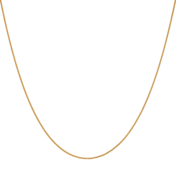 純金 キヘイネックレス （2面カット） 2.2g/45cm