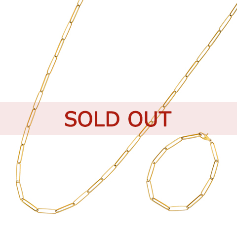 【SOLD OUT】■《1点限り》K18イエローゴールド ネックレス&ブレスレット (コンバーチブル)
