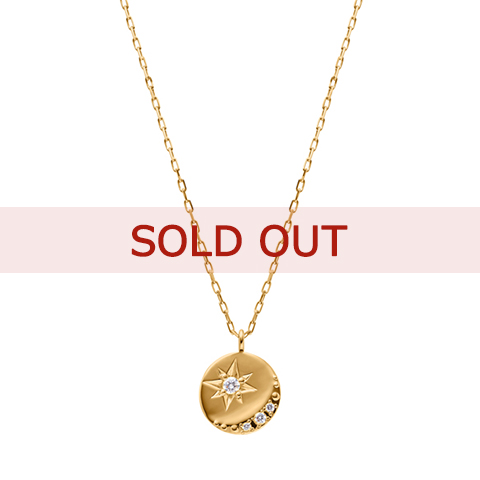【SOLD OUT】■K18イエローゴールド 誕生石ペンダント ダイヤモンド