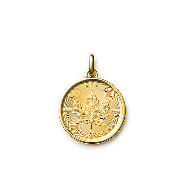 メイプルリーフ金貨 1/10オンス ペンダントトップ