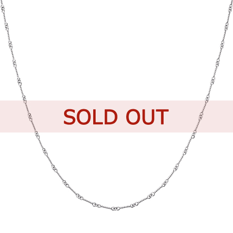 【SOLD OUT】■プラチナ ネックレス 40cm