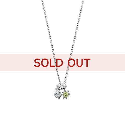 【SOLD OUT】■〔フルフィルスター〕プラチナ 誕生石ペンダント （8月の誕生石：ペリドット）