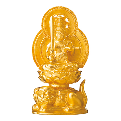 純金製 文殊菩薩像 | 高品質 金・プラチナ