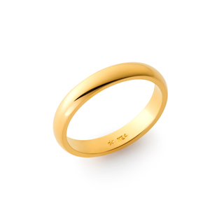 純金 平甲丸リング （幅約3mm）