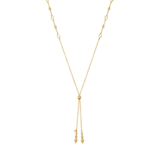 K18イエローゴールド ロングネックレス 70cm