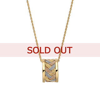 【SOLD OUT】■プラチナ/ゴールド スリーカラー ペンダント