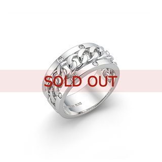 【SOLD OUT】■《1点限り》プラチナ ダイヤモンド リング（18号）〔16・17・19・20号は有料サイズ合わせが可能〕