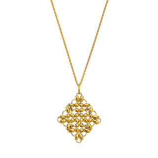 〔ファセット ミラクル〕純金 ペンダント