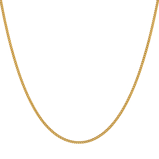 純金 キヘイネックレス （2面カット） 9g/50cm