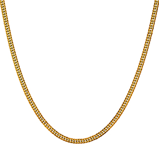 純金 キヘイネックレス （6面カットダブル） 28.3g/50cm