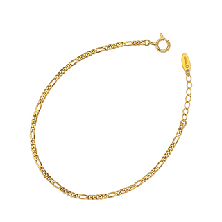 K18イエローゴールド ブレスレット 2.1g/最大18cm