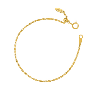 K18イエローゴールド ブレスレット 15cm | 高品質 金・プラチナ