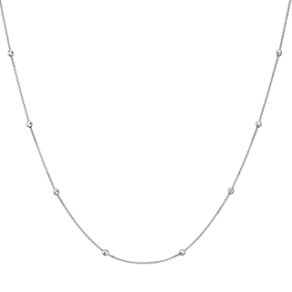 プラチナネックレス ファセット ミラクル プラチナ シンプルライン〕純プラチナ ネックレス