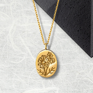 【オンラインショップ限定 30個】純金 ペンダント (マーガレットモチーフ)