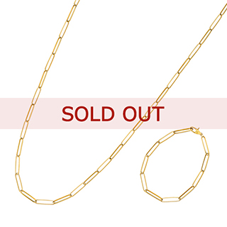 【SOLD OUT】■《1点限り》K18イエローゴールド ネックレス&ブレスレット (コンバーチブル)