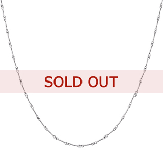 【SOLD OUT】■プラチナ ネックレス 40cm