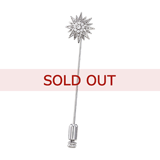 【SOLD OUT】■プラチナ ダイヤモンド ブローチ