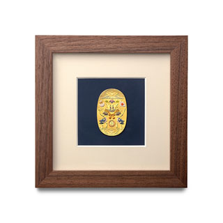 純金彩色小判額 「端午の節句」