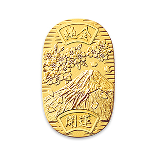 純金小判 富士と桜 10g