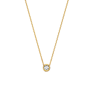 純金 ダイヤモンド ペンダント 0.1カラット