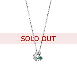 【SOLD OUT】■〔フルフィルスター〕プラチナ 誕生石ペンダント （5月の誕生石：エメラルド）