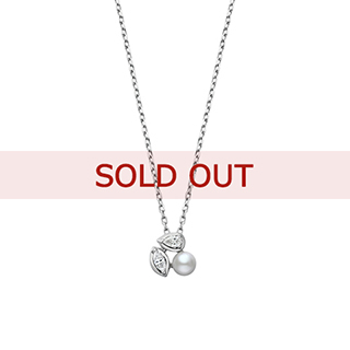 【SOLD OUT】■〔フルフィルスター〕プラチナ 誕生石ペンダント （6月の誕生石：パール）