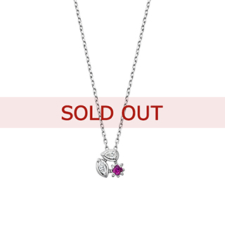 【SOLD OUT】■〔フルフィルスター〕プラチナ 誕生石ペンダント （7月の誕生石：ルビー）
