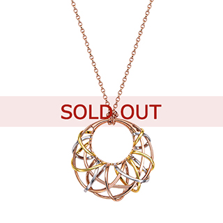 【SOLD OUT】■《1点限り》〔ギンザクロスオーバー〕スリーカラー ペンダント